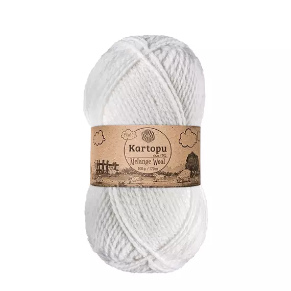 Melange Wool Fehér -10