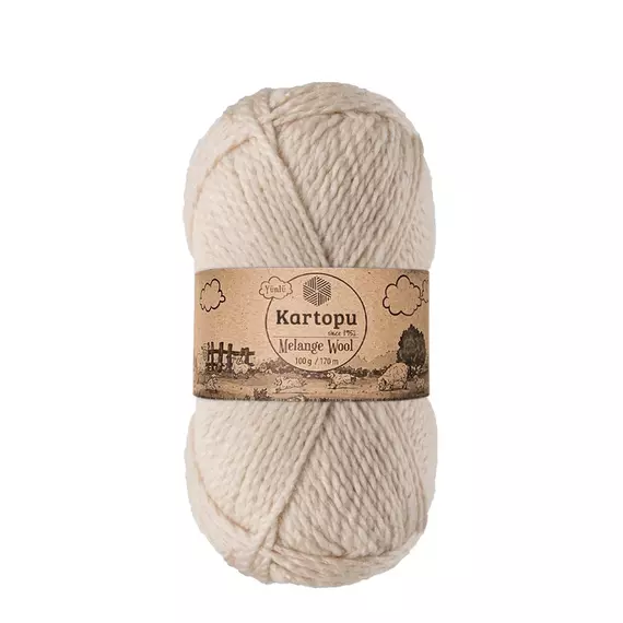Melange Wool Halvány Bézs -855
