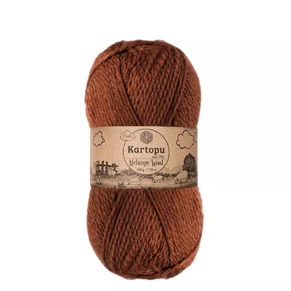 Melange Wool Barna -1892