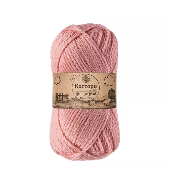 Melange Wool Pink -2116