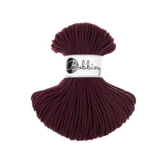 Bobbiny burgundy zsinórfonal 3 mm (100 m)