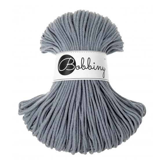 Bobbiny acélszürke zsinórfonal 5 mm (100 m)