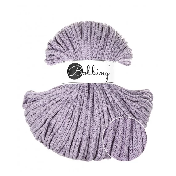 Bobbiny unicolor levander zsinórfonal 5 mm (100 m)