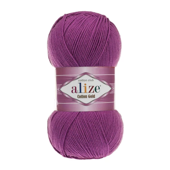 Alize Cotton Gold 122 szilva lila