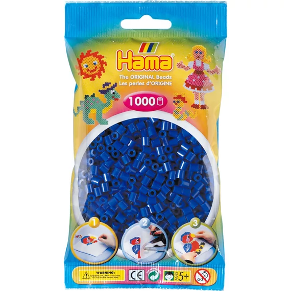 Hama 1000 db-os vasalható gyöngy kék 207-08