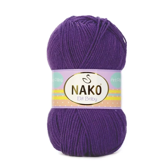 Nako Elit Baby Padlizsán 10253