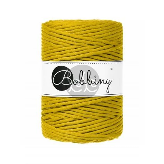 Bobbiny  SPICY YELLOW makramé fonal 5 mm (100 m)