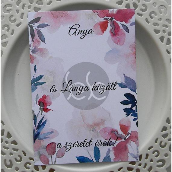 ANYA ÉS LÁNYA KÖZÖTT II. kísérőkártya 7,7 x 11 cm