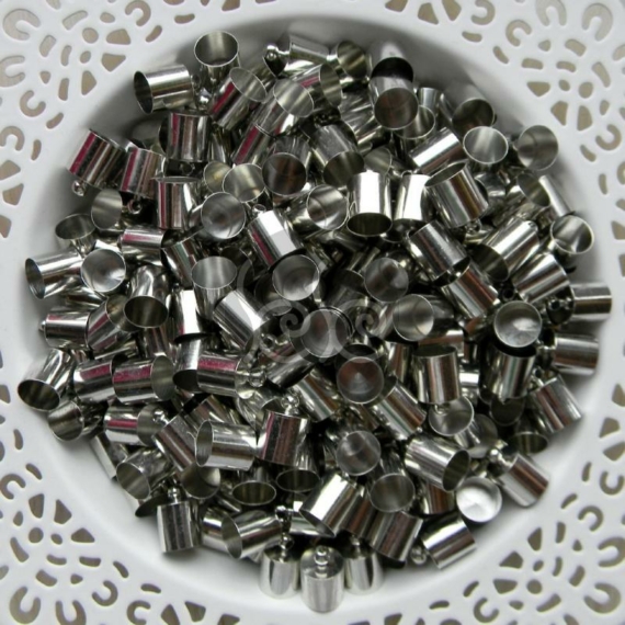Ezüst színű végzáró kupak 9x13 mm