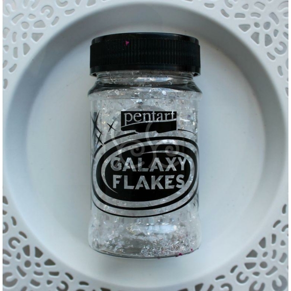 Merkúr fehér Galaxy Flakes (15 g)