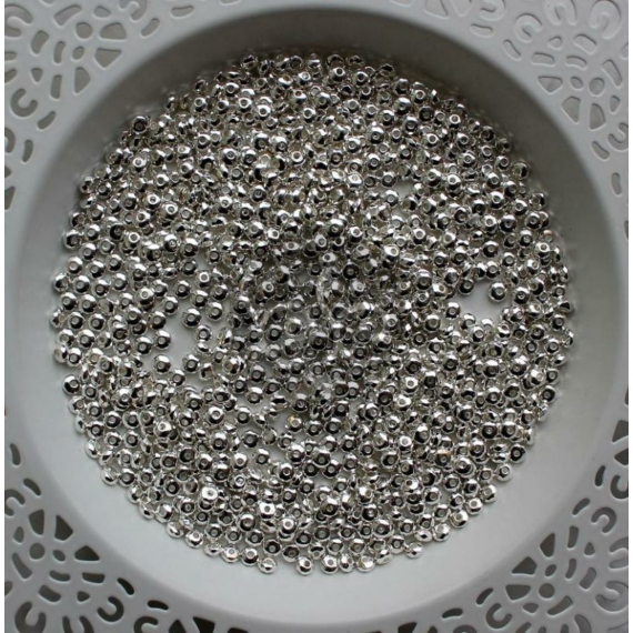 Ezüst fazettált hematit ásvány korong csomag (20 db) 4 mm