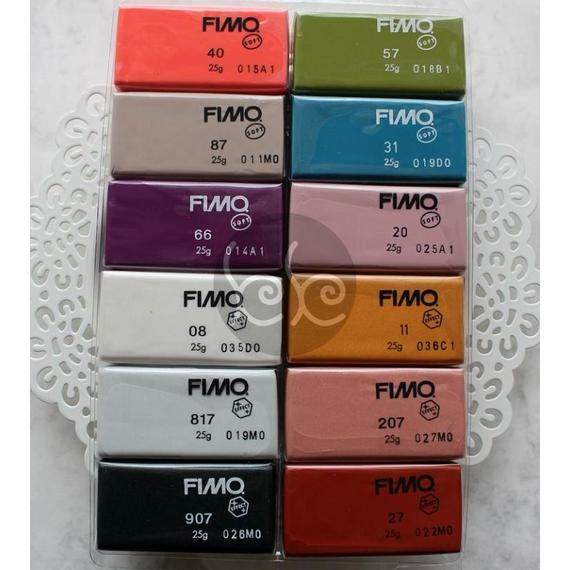 FIMO Fashion süthető gyurma szett (12 db-os)