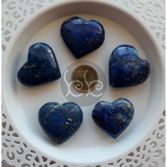 Lápisz lazuli szív ásvány marokkő 3-4 cm