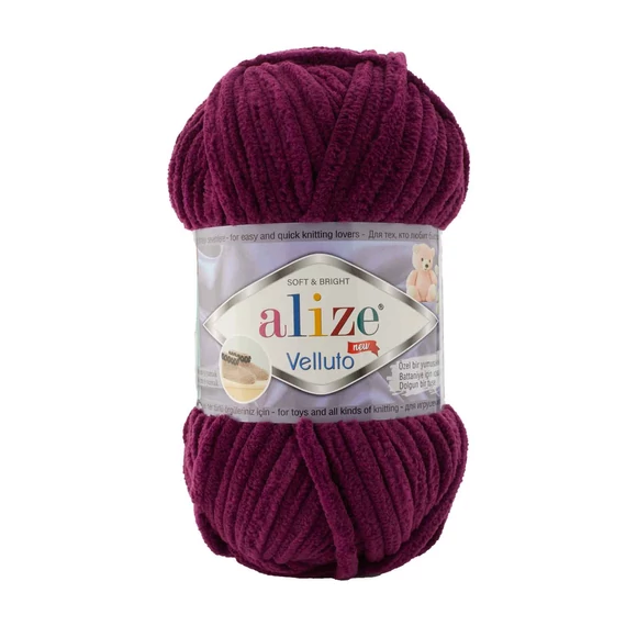 Alize Velluto Padlizsán 111