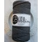 Bobbiny charcoal (antracit) makramé fonal 3 mm (100 m)