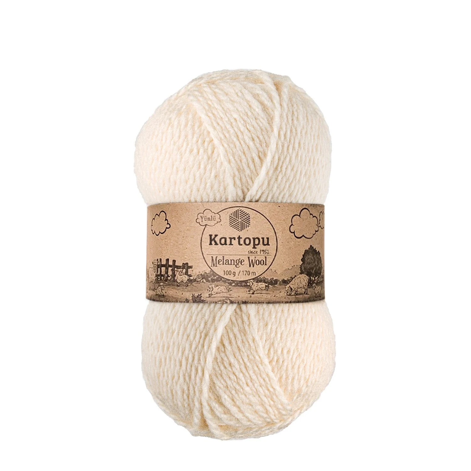 Melange Wool Krém -25