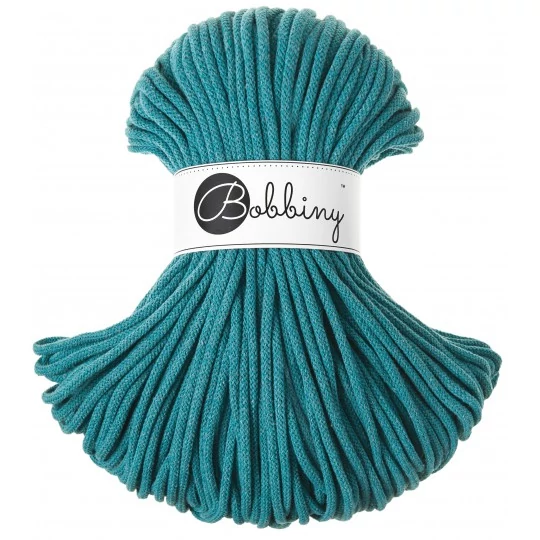 Bobbiny teal zsinórfonal 5 mm (100 m)
