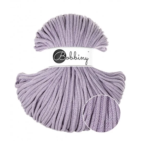 Bobbiny unicolor levander zsinórfonal 5 mm (100 m)
