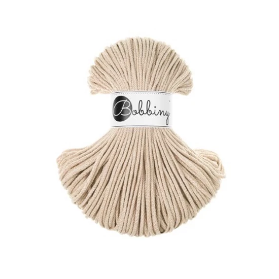 Bobbiny warm beige zsinórfonal 3 mm (100 m)