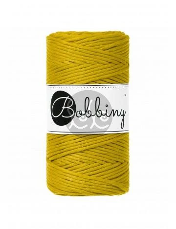 Bobbiny  SPICY YELLOW makramé fonal 3 mm (100 m)