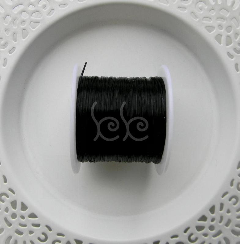 Fekete lapos gumidamil 0.8 mm