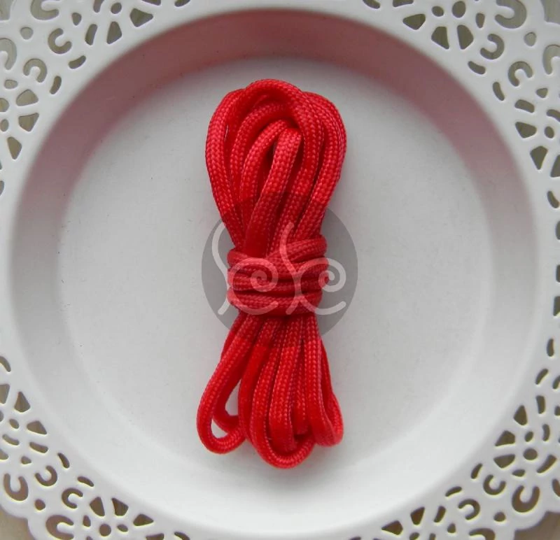 Piros paracord zsinór 4 mm